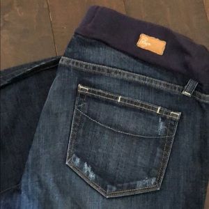 Distressed Maternity Paige Denim Sz 32